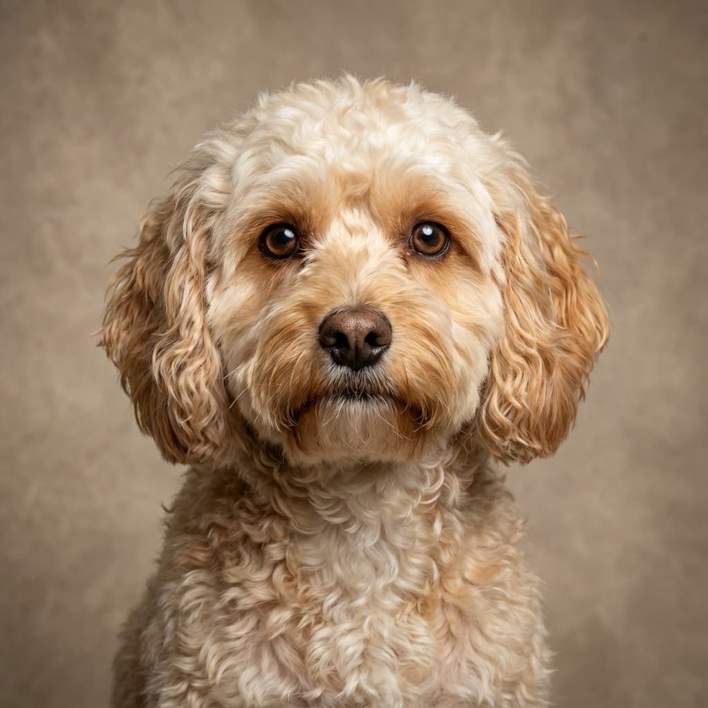Cavapoo portrait example