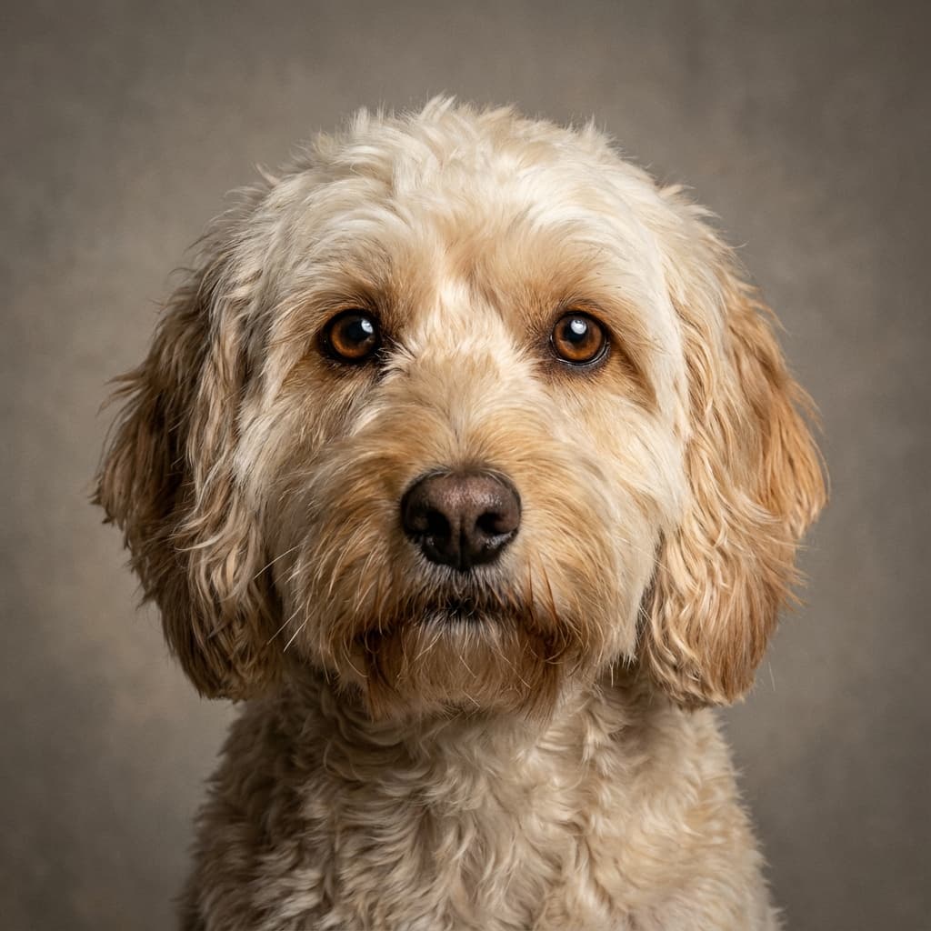 Cockapoo portrait example
