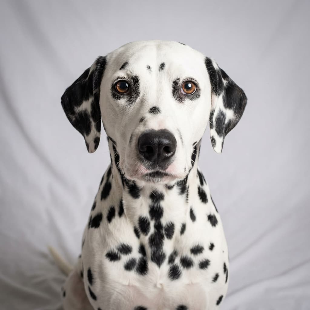 Dalmatian portrait example