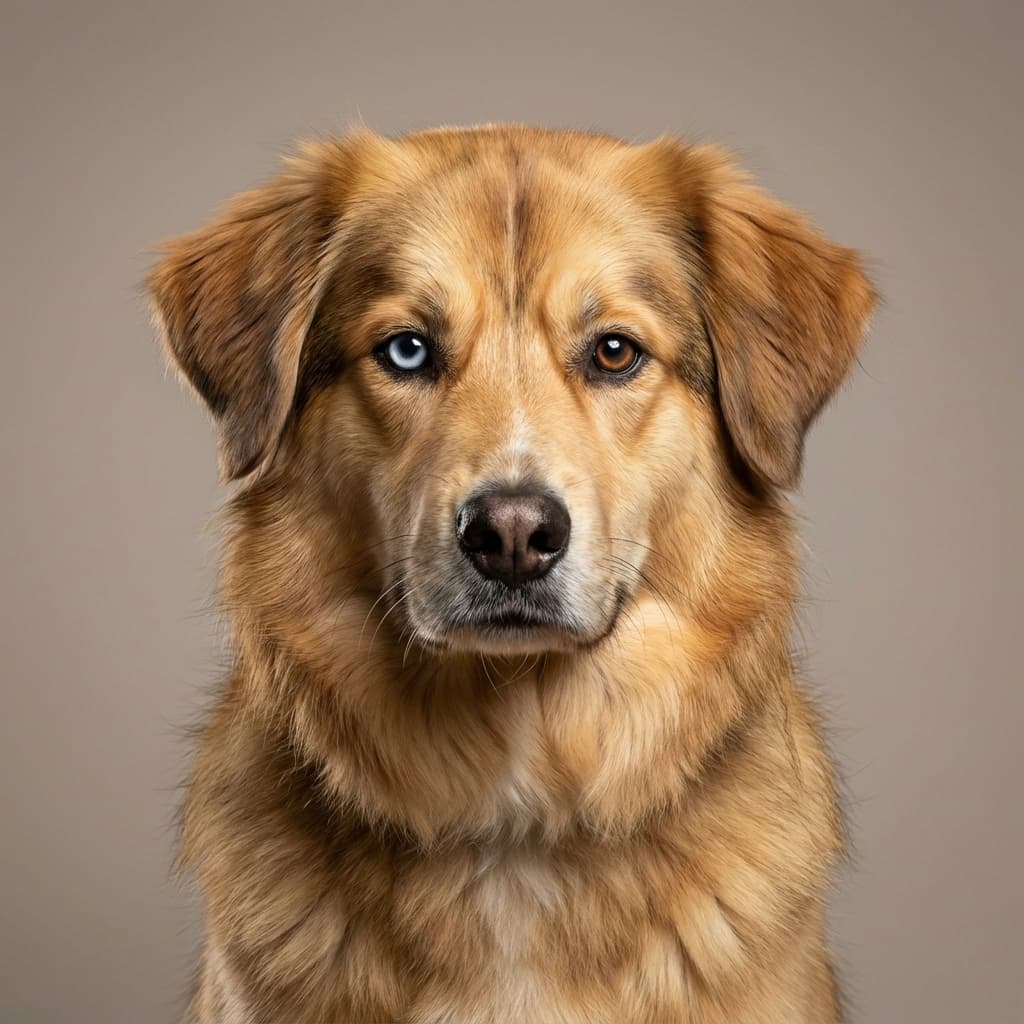 Goberian portrait example