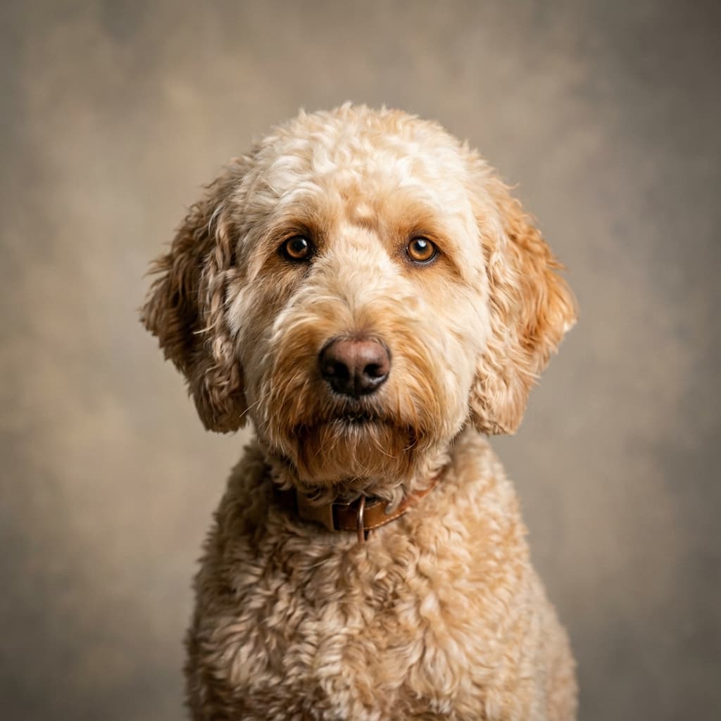 Goldendoodle portrait example