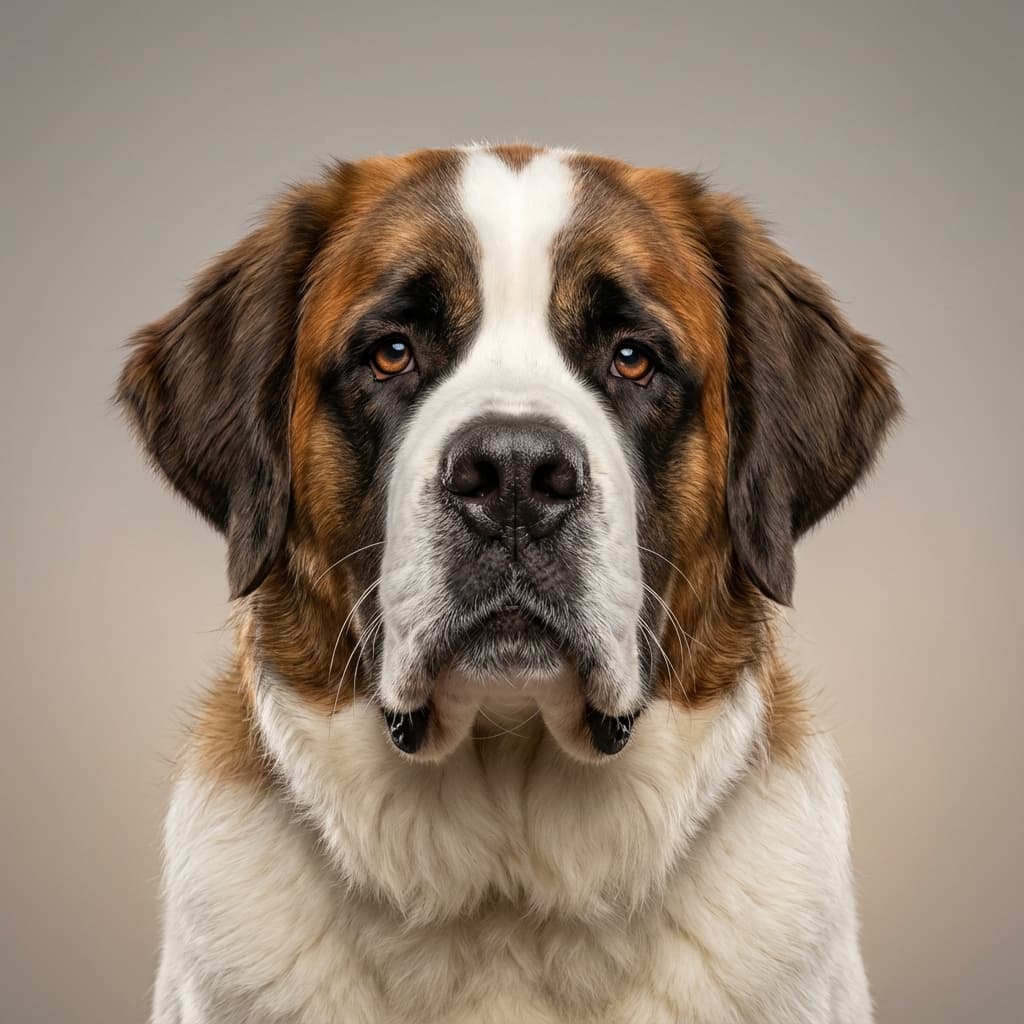 Saint Bernard portrait example