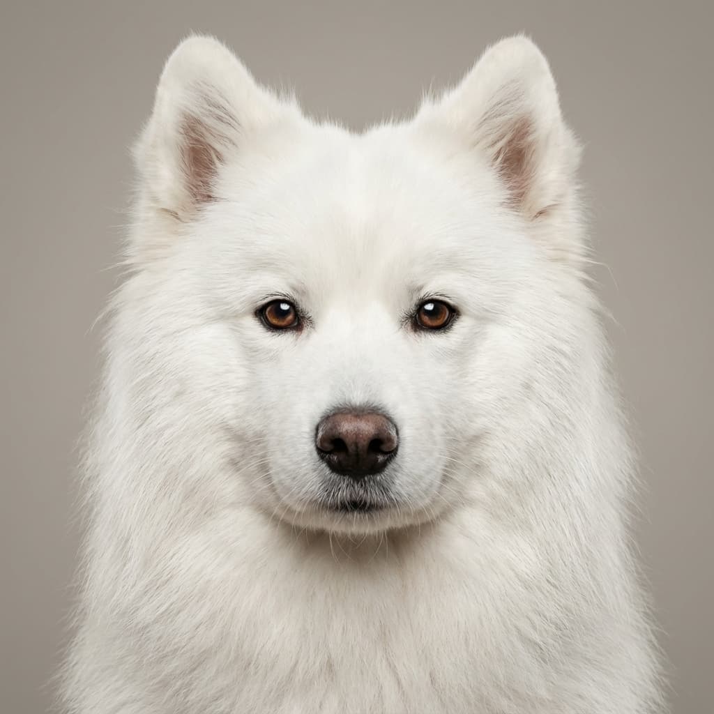 Samoyed portrait example