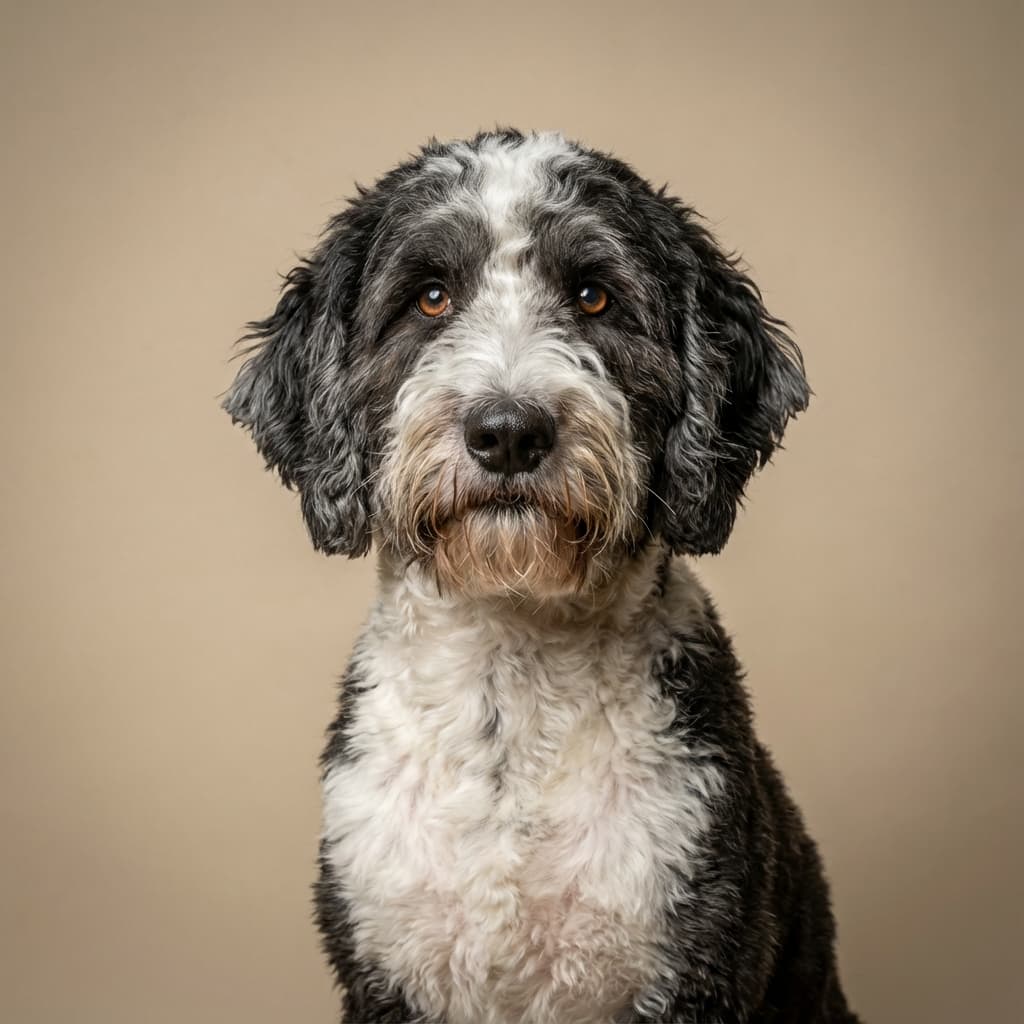 Sheepadoodle portrait example