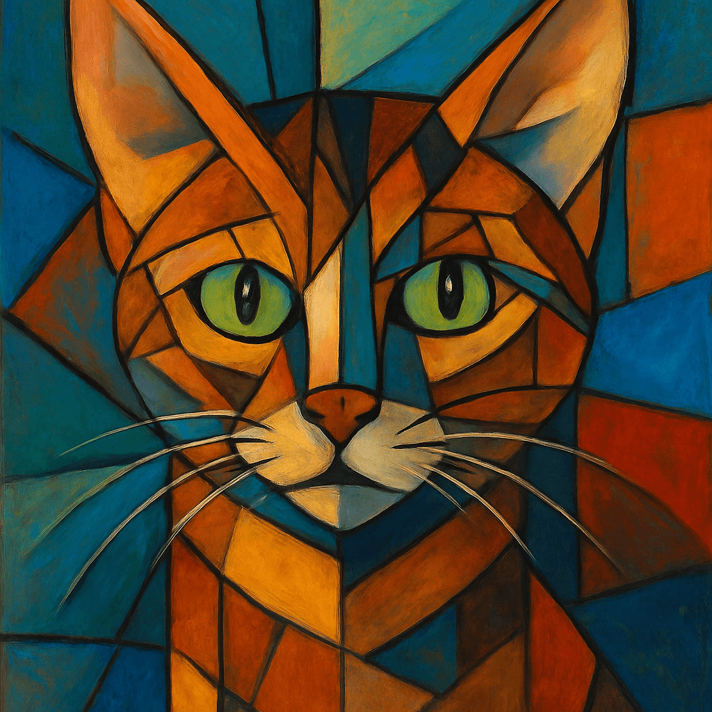 Bengal in Picasso style