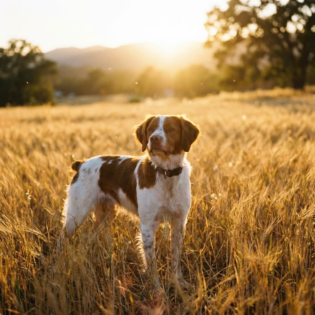 Brittany in Golden Hour Field style