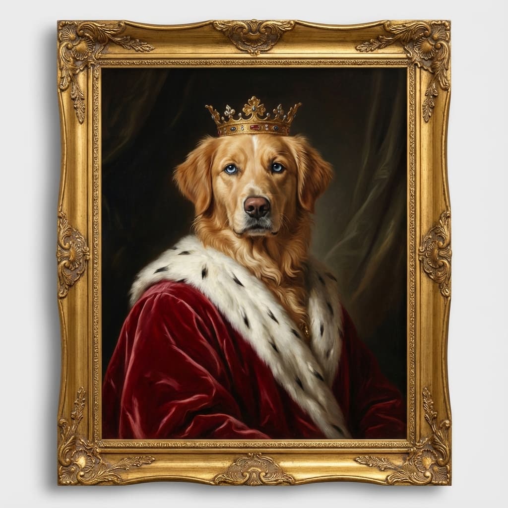 Goberian in Royal style