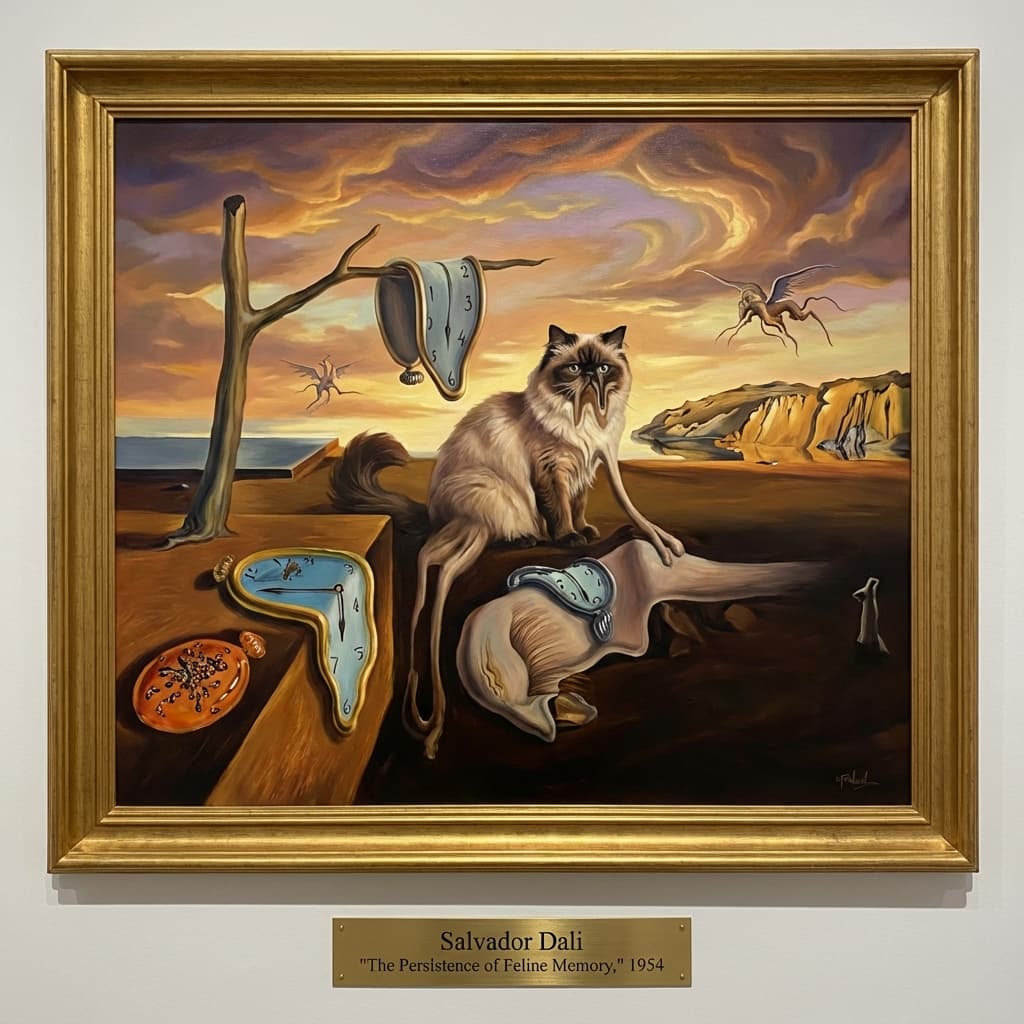 Himalayan in Dali style