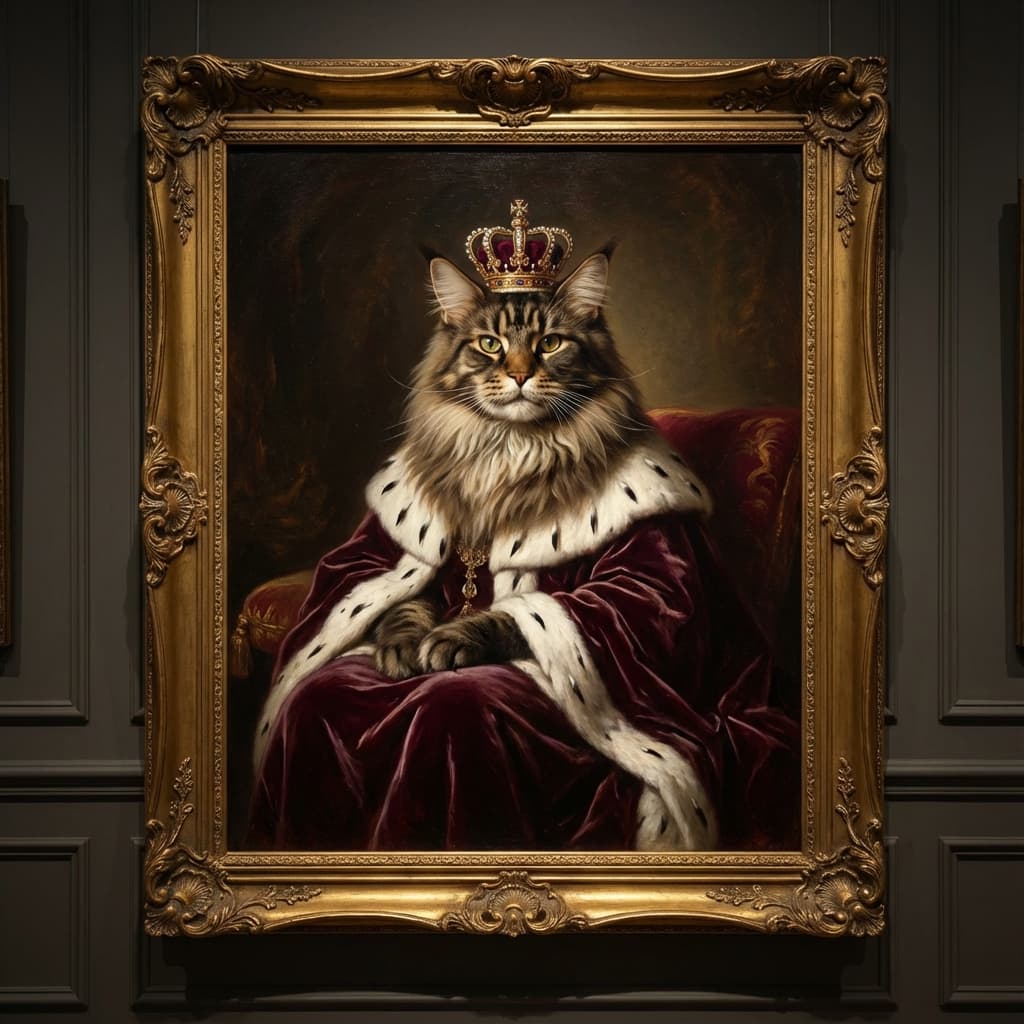 Maine Coon in Royal style