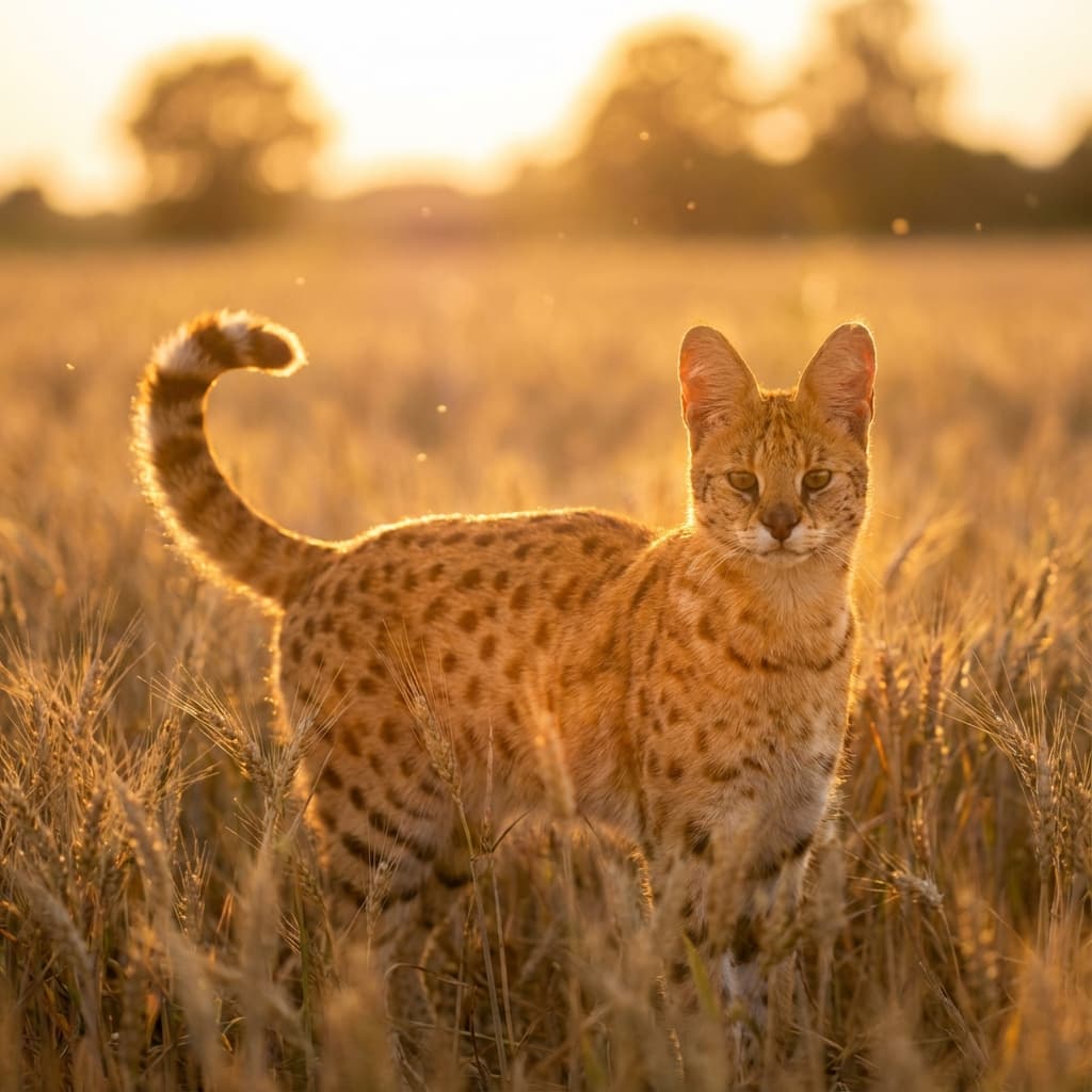 Savannah in Golden Hour Field style