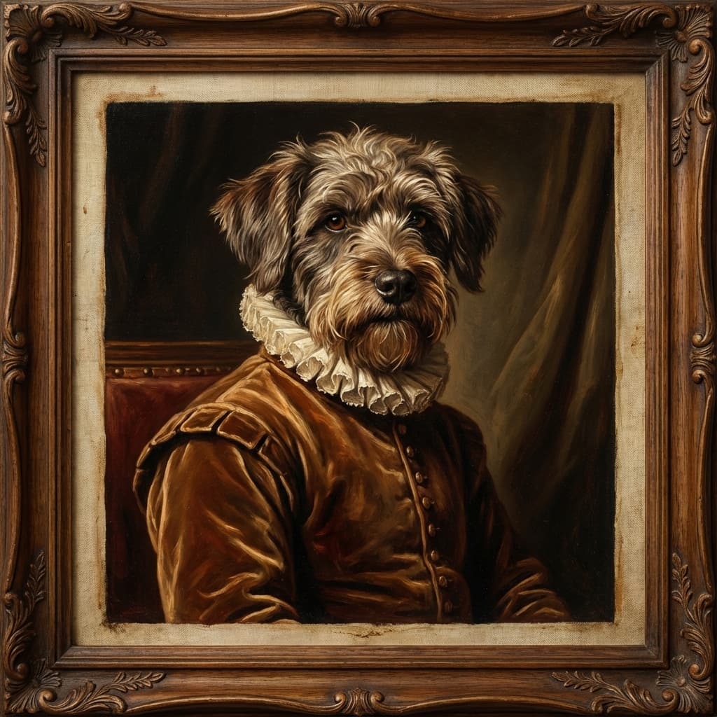 Schnoodle in Renaissance style