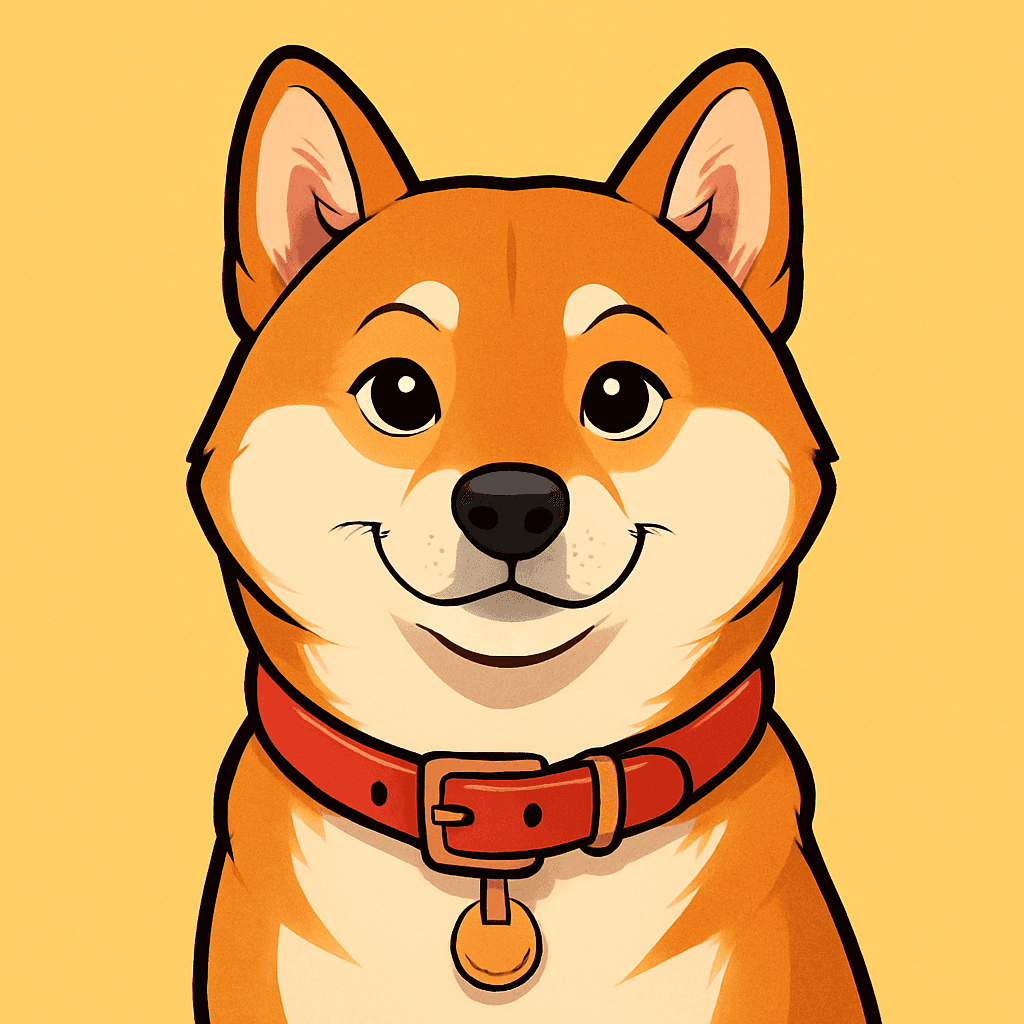 Shiba Inu in Cartoon style
