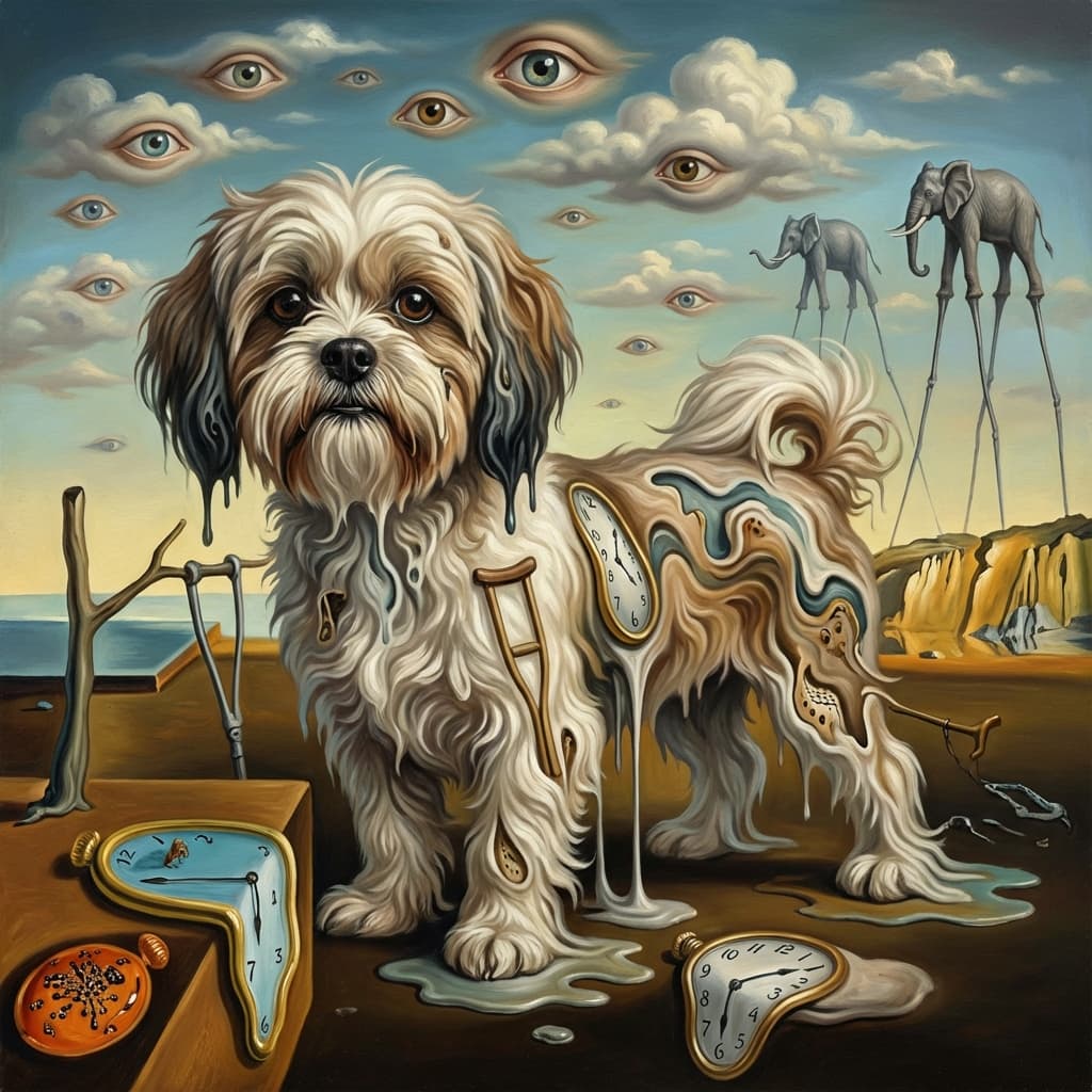 Shihpoo in Dali style