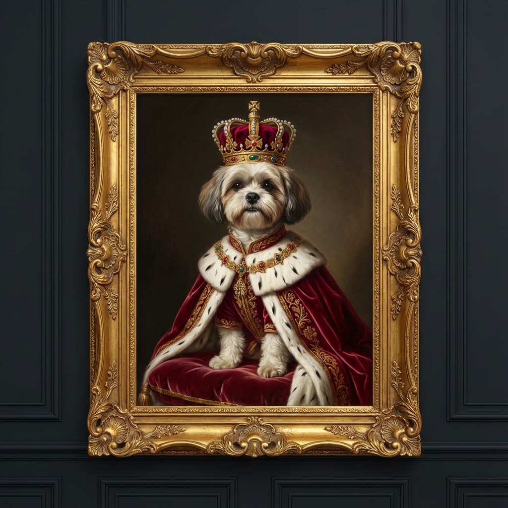 Shihpoo in Royal style