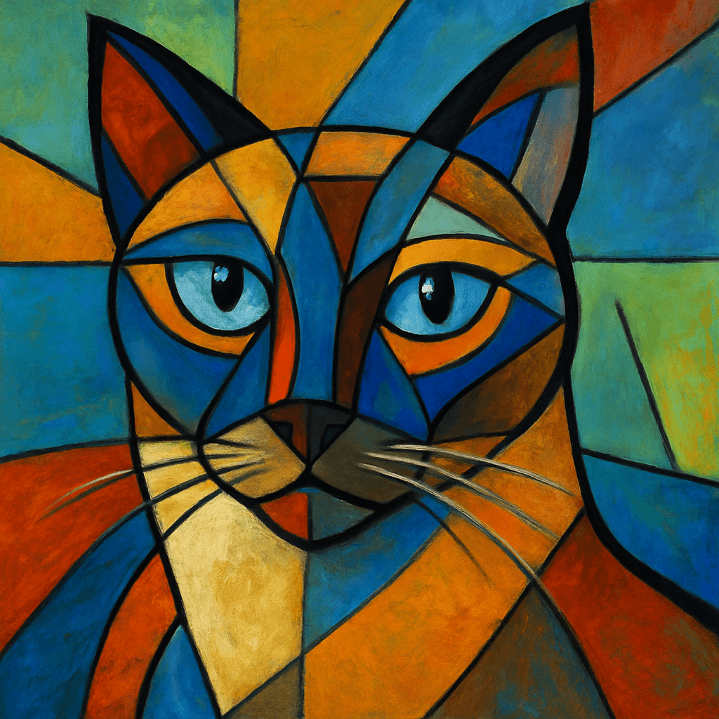 Siamese in Picasso style