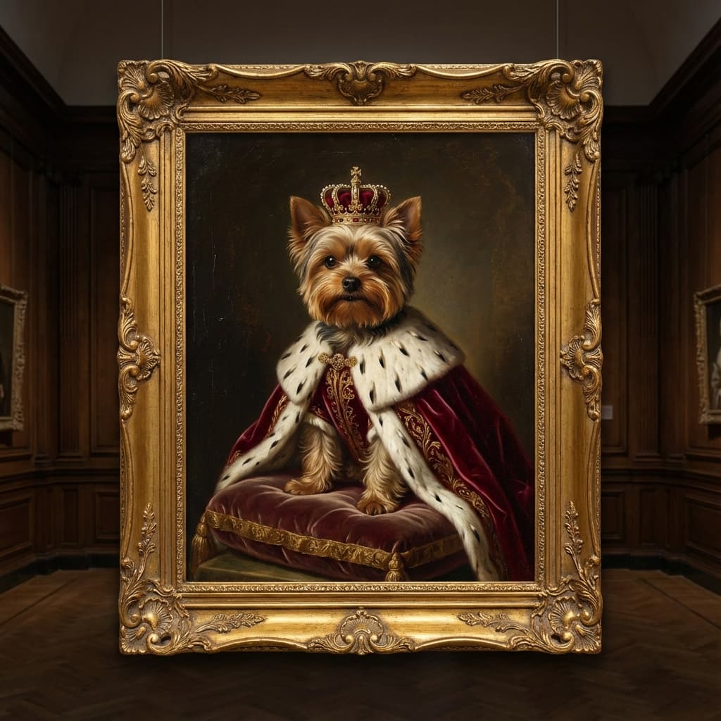 Yorkshire Terrier in Royal style