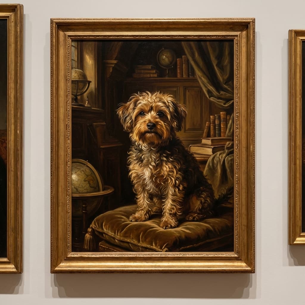 Yorkipoo in Renaissance style