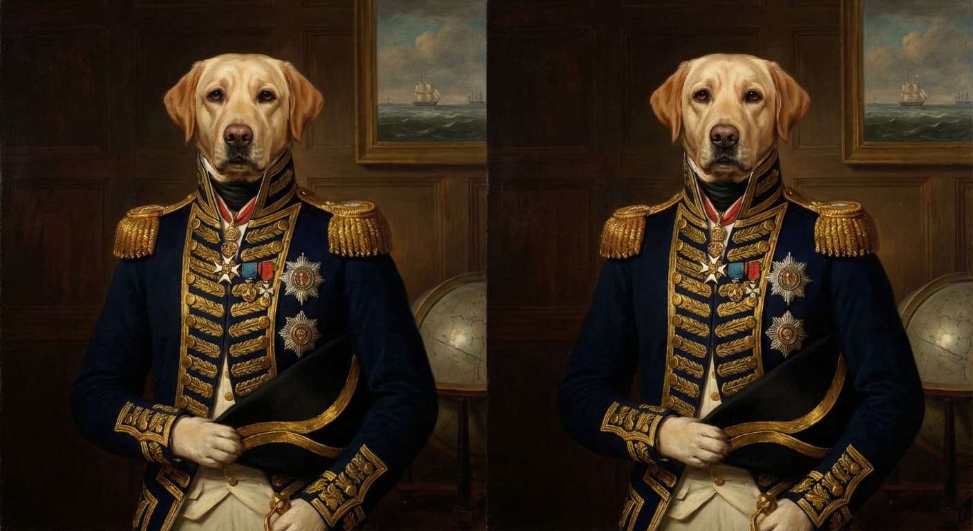 Victorian admiral portrait