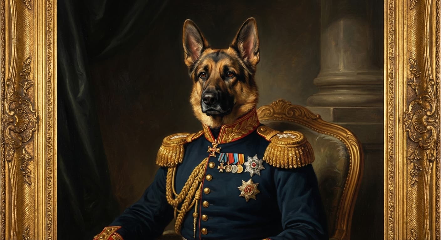 Victorian military portrait