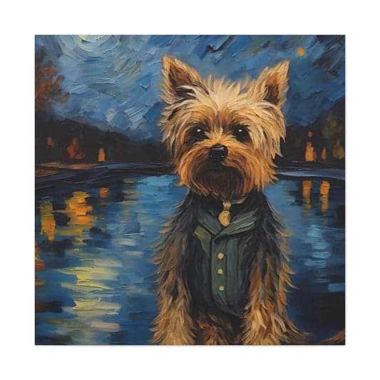 Yorkshire Terrier in Van Gogh style
