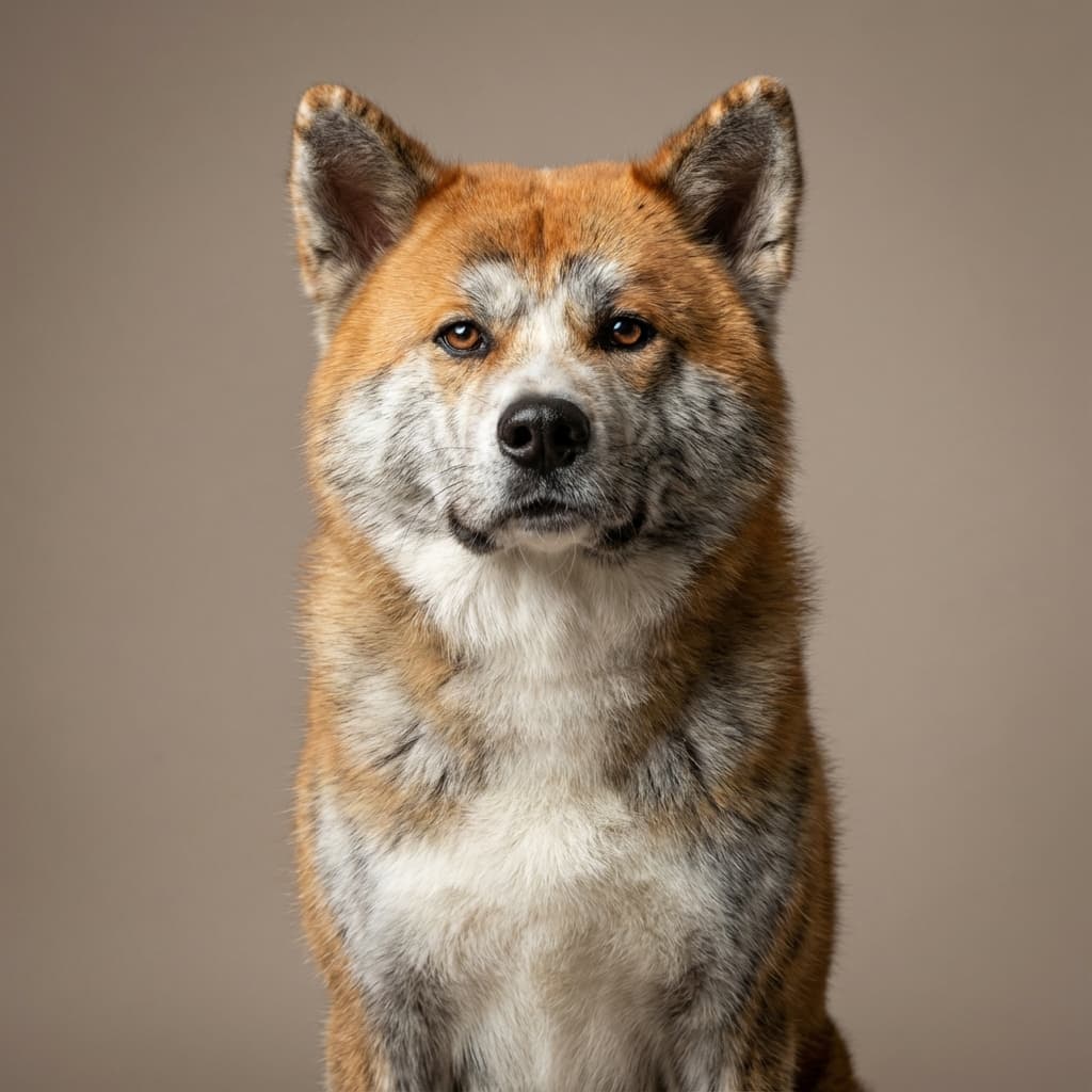 Akita portrait example