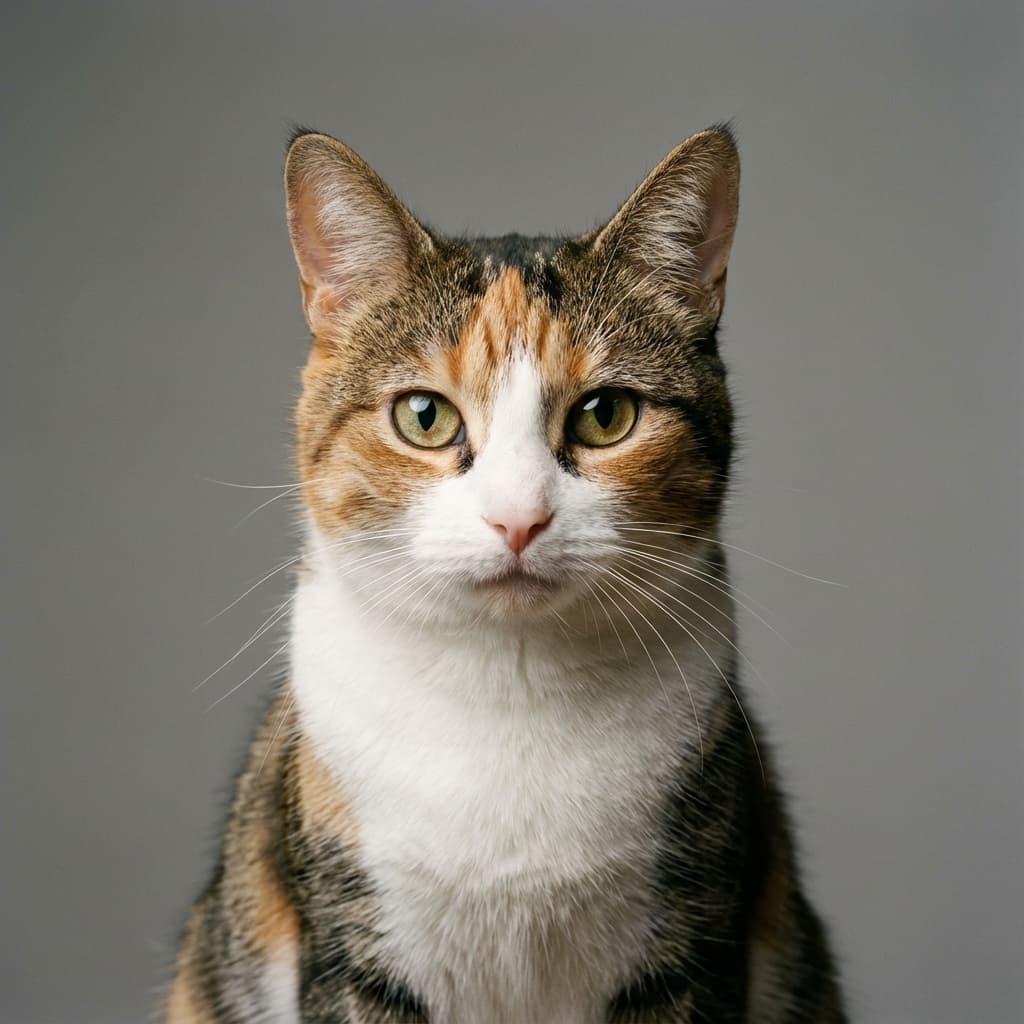 Calico Cat portrait example