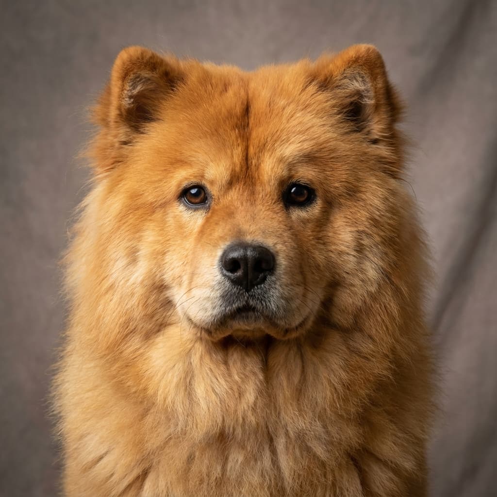 Chow Chow portrait example