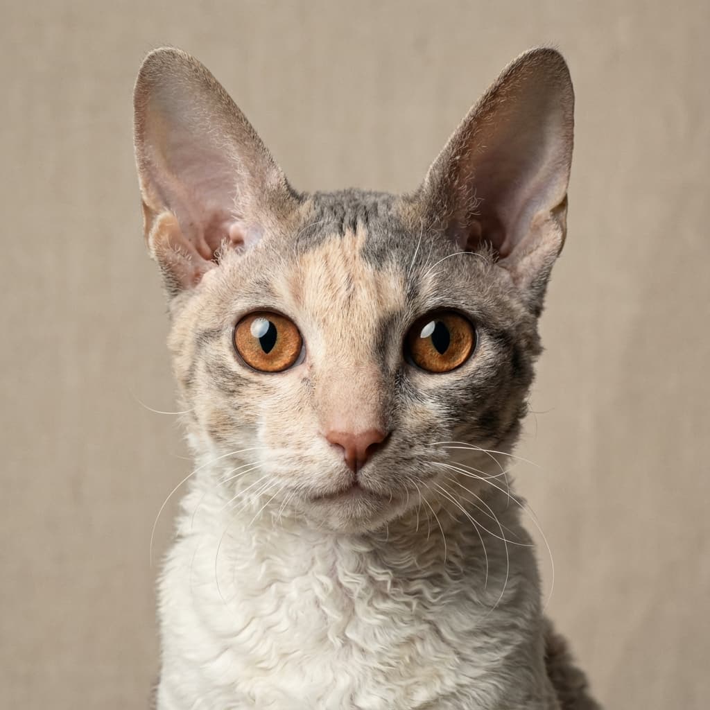 Cornish Rex portrait example