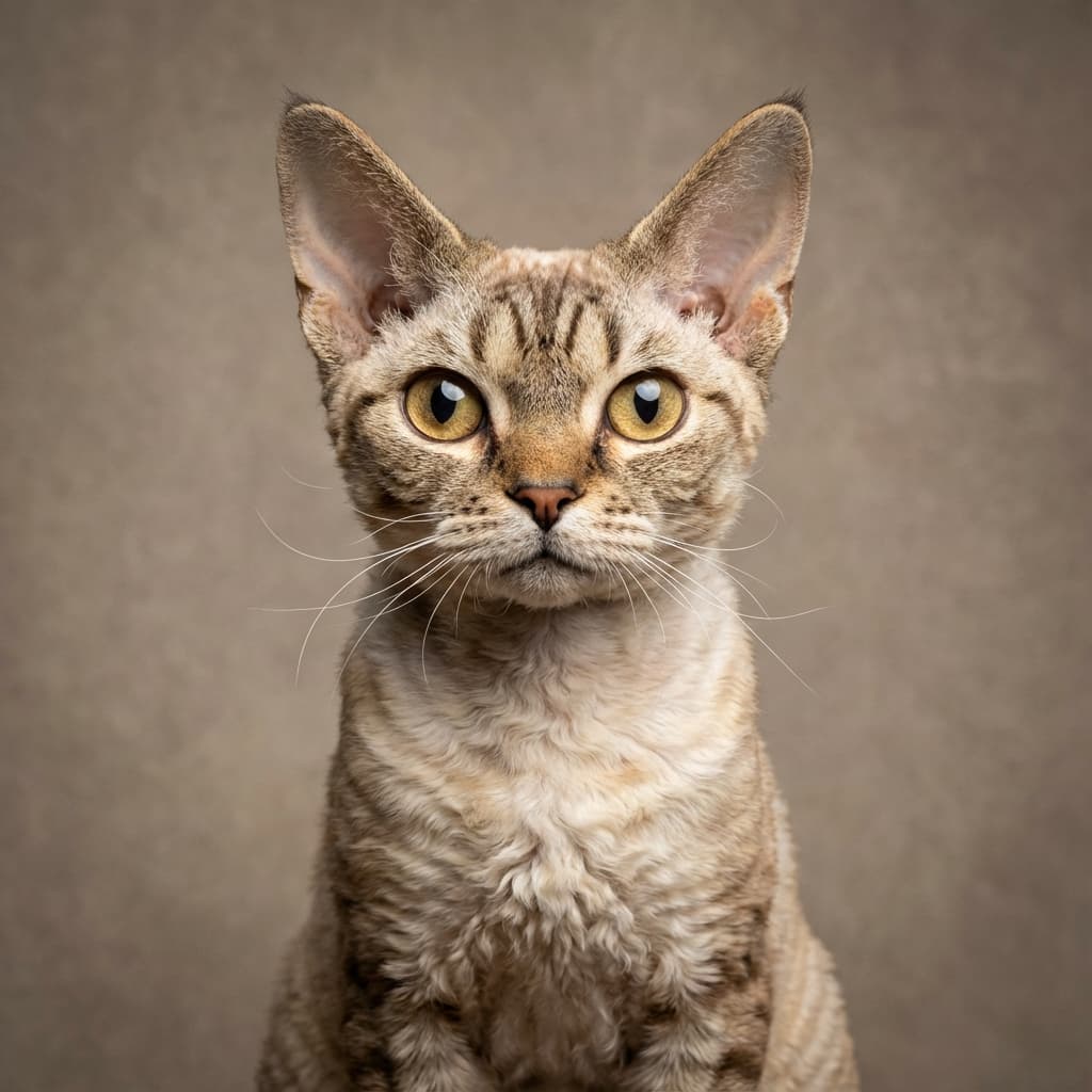 Devon Rex portrait example