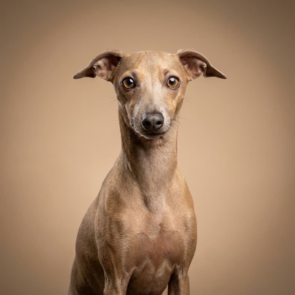 Italian Greyhound portrait example