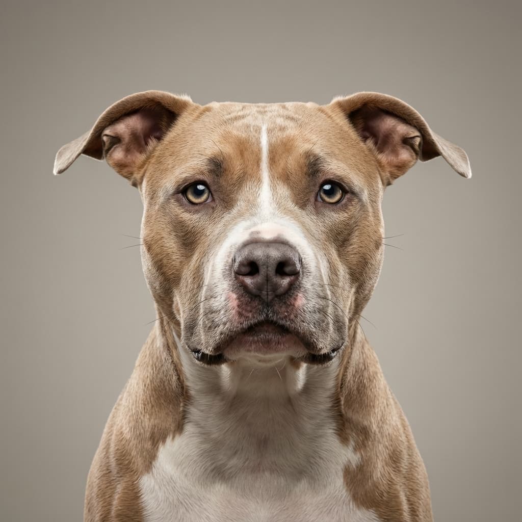 Pit Bull portrait example