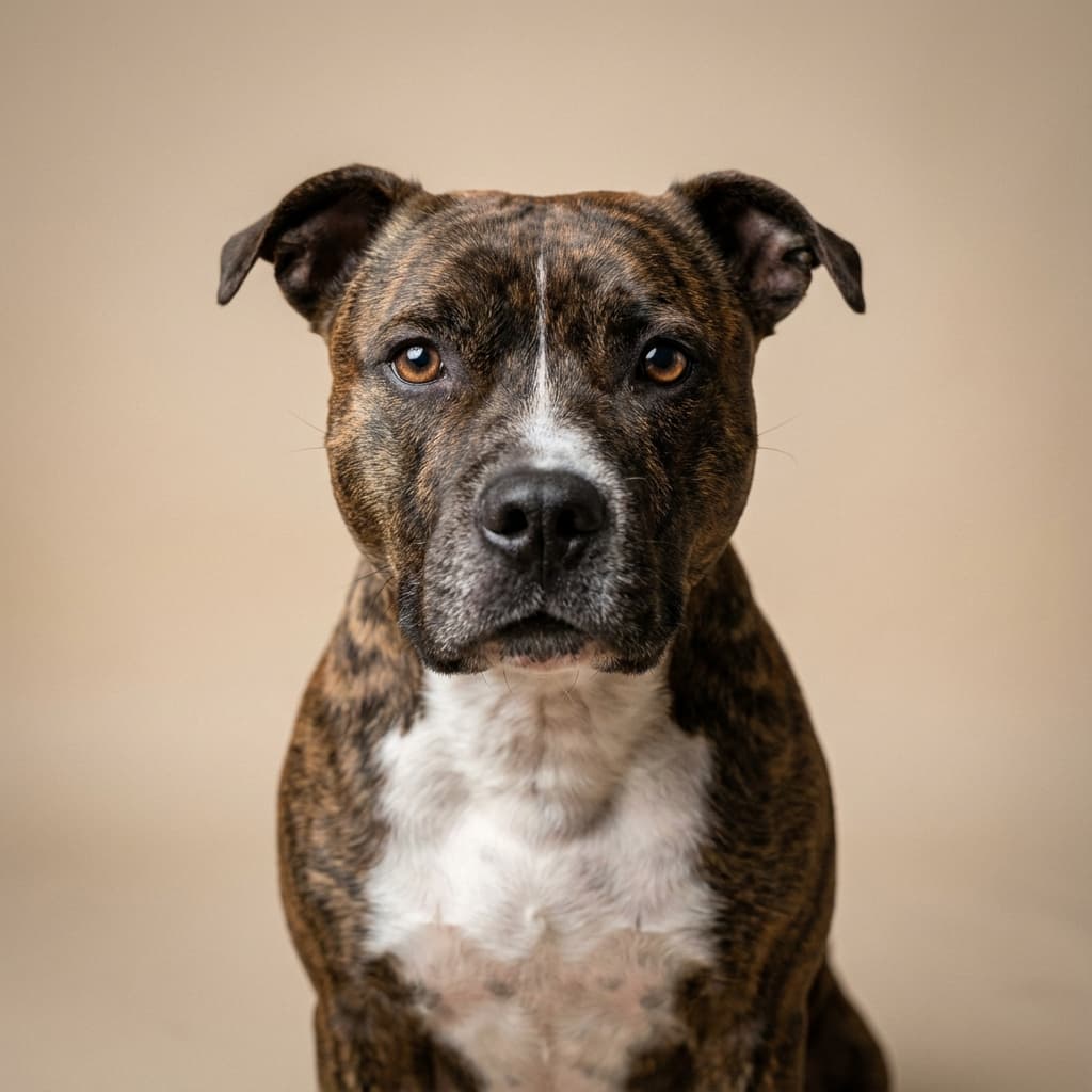 Staffordshire Bull Terrier portrait example