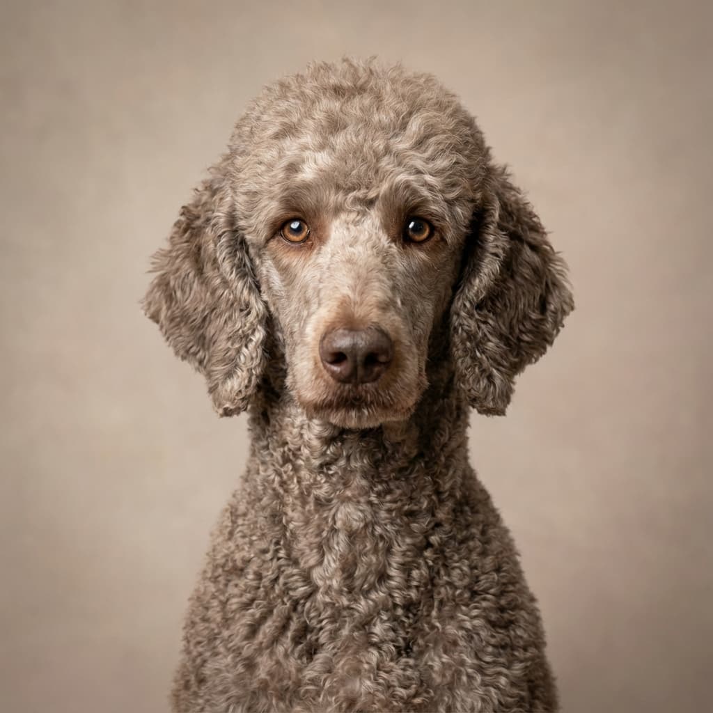 Standard Poodle portrait example
