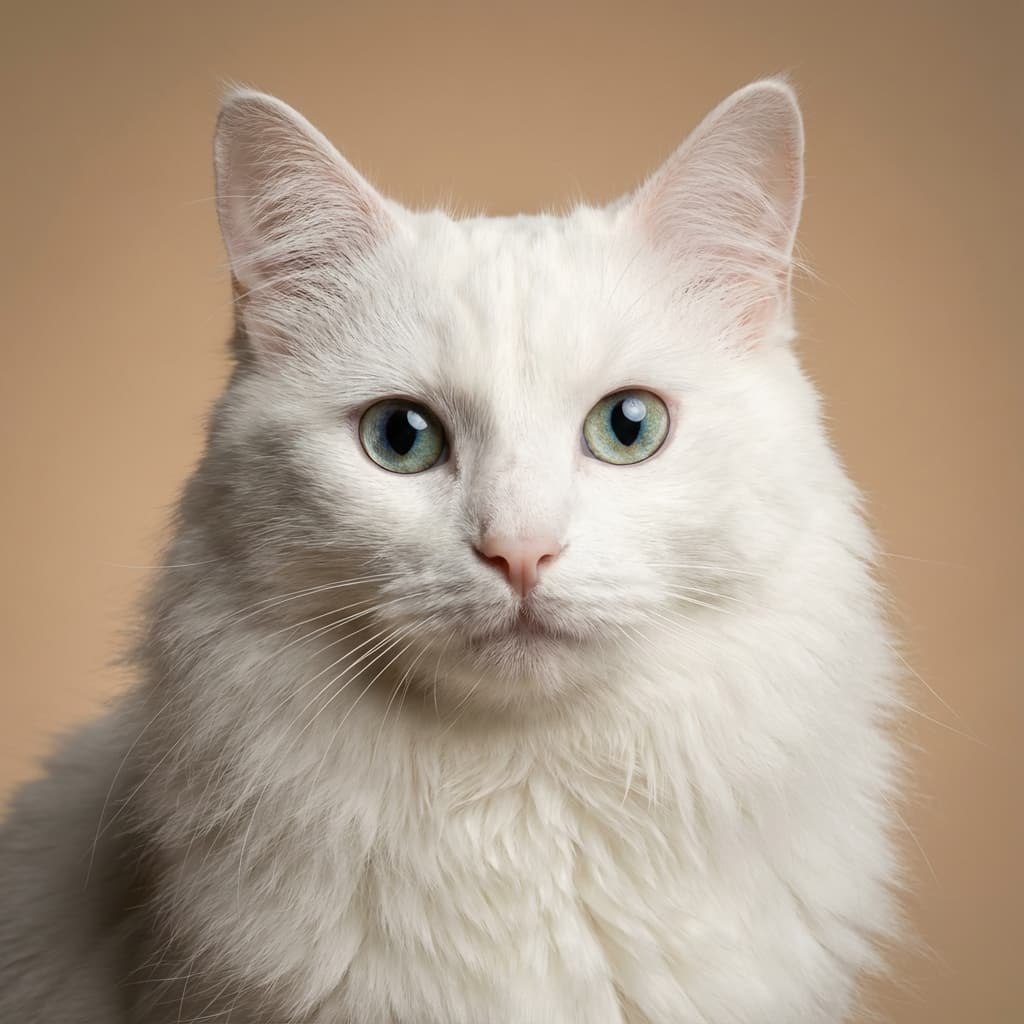Turkish Angora portrait example