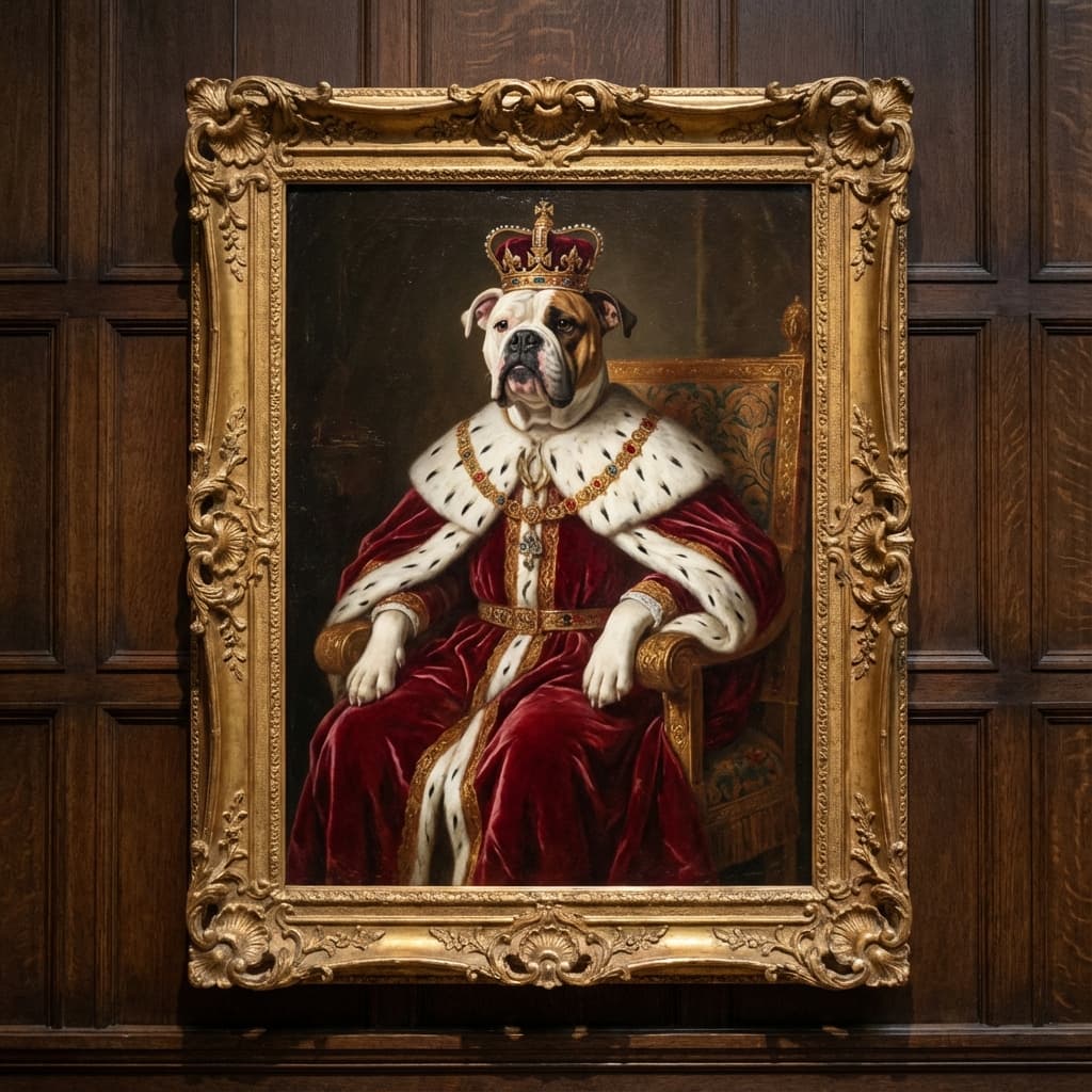 American Bulldog in Royal style