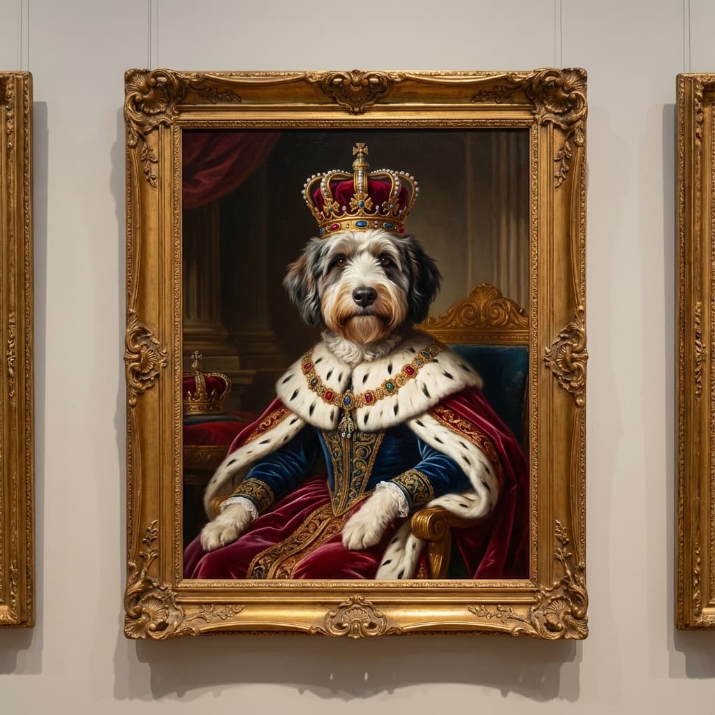 Aussiedoodle in Royal style