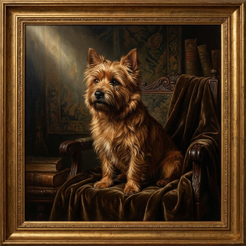 Cairn Terrier in Renaissance style