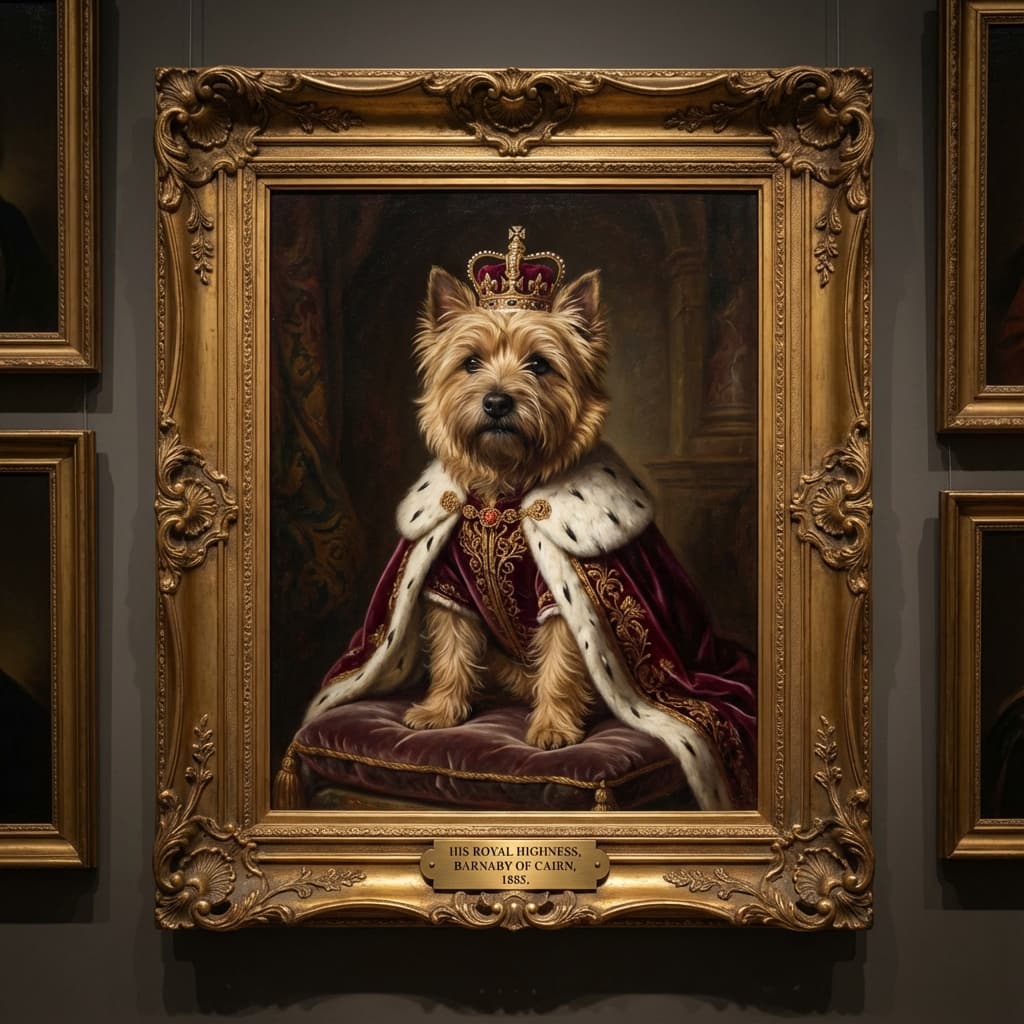Cairn Terrier in Royal style