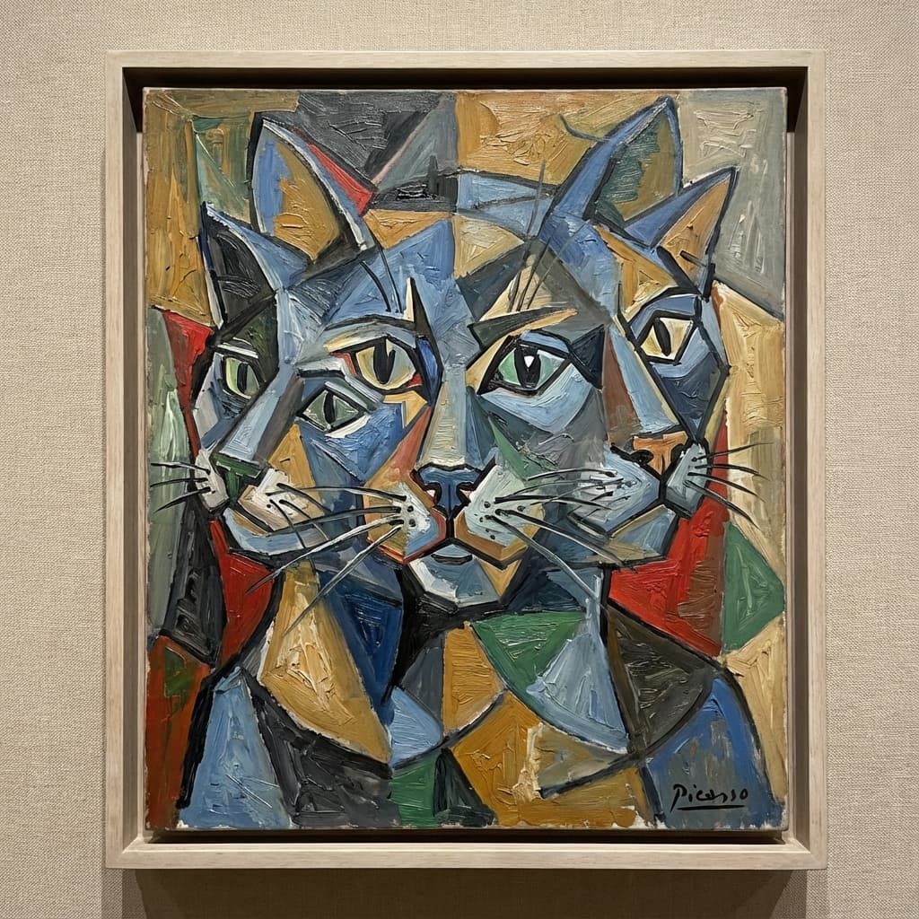 Chartreux in Picasso style