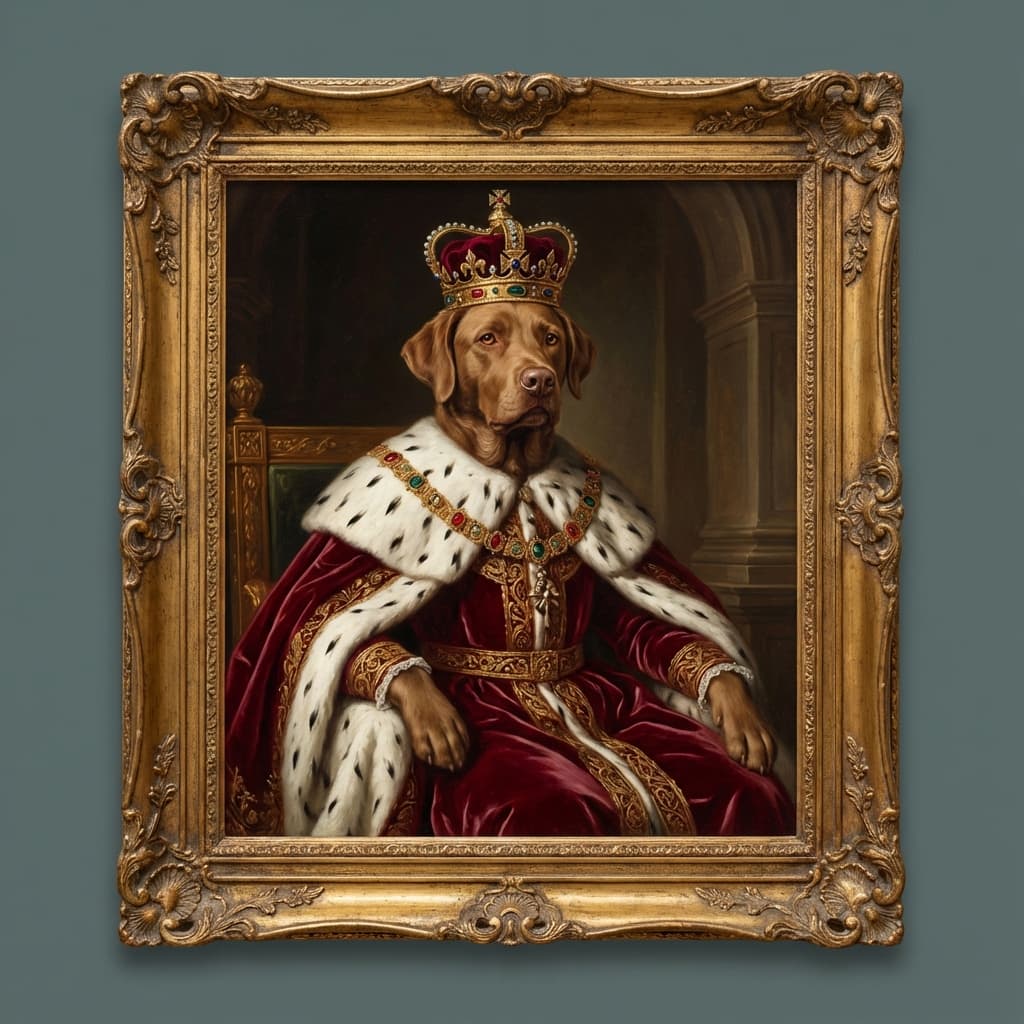 Chesapeake Bay Retriever in Royal style