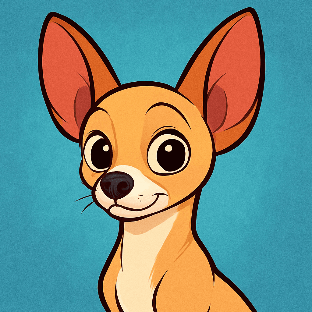Chihuahua in Cartoon style