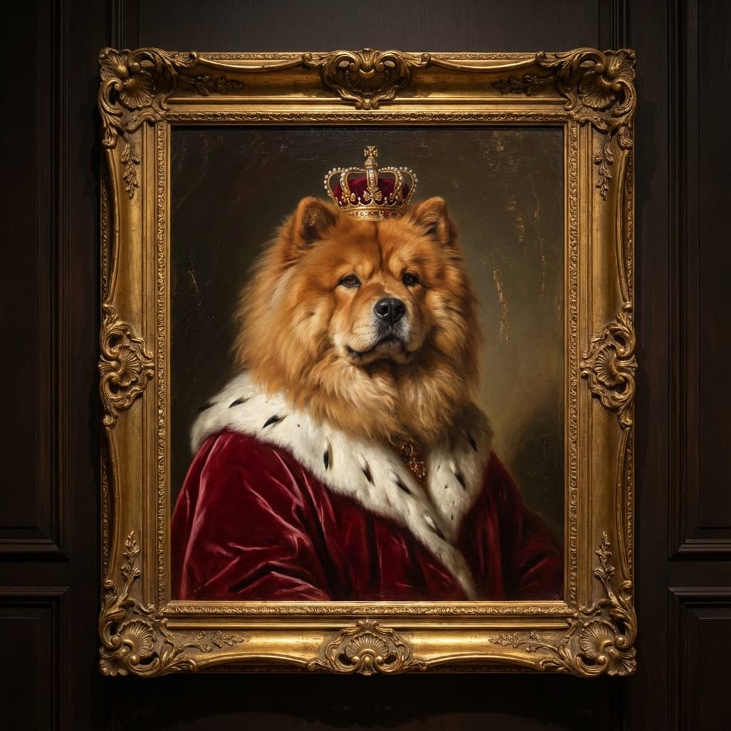 Chow Chow in Royal style