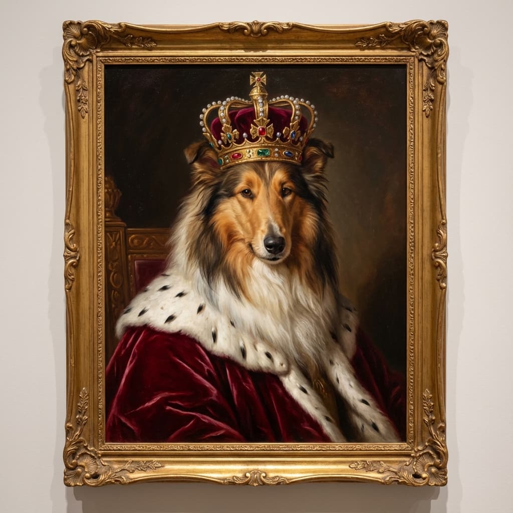 Collie in Royal style