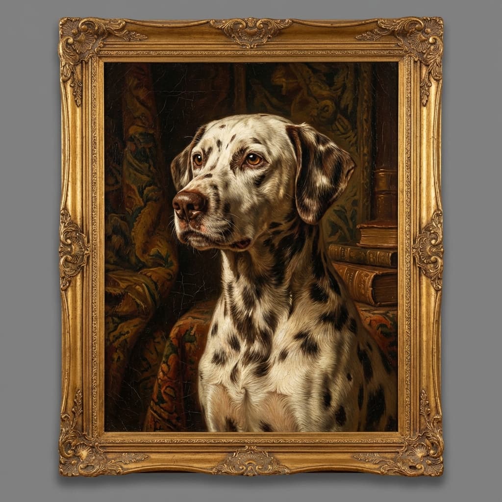 Dalmatian in Renaissance style