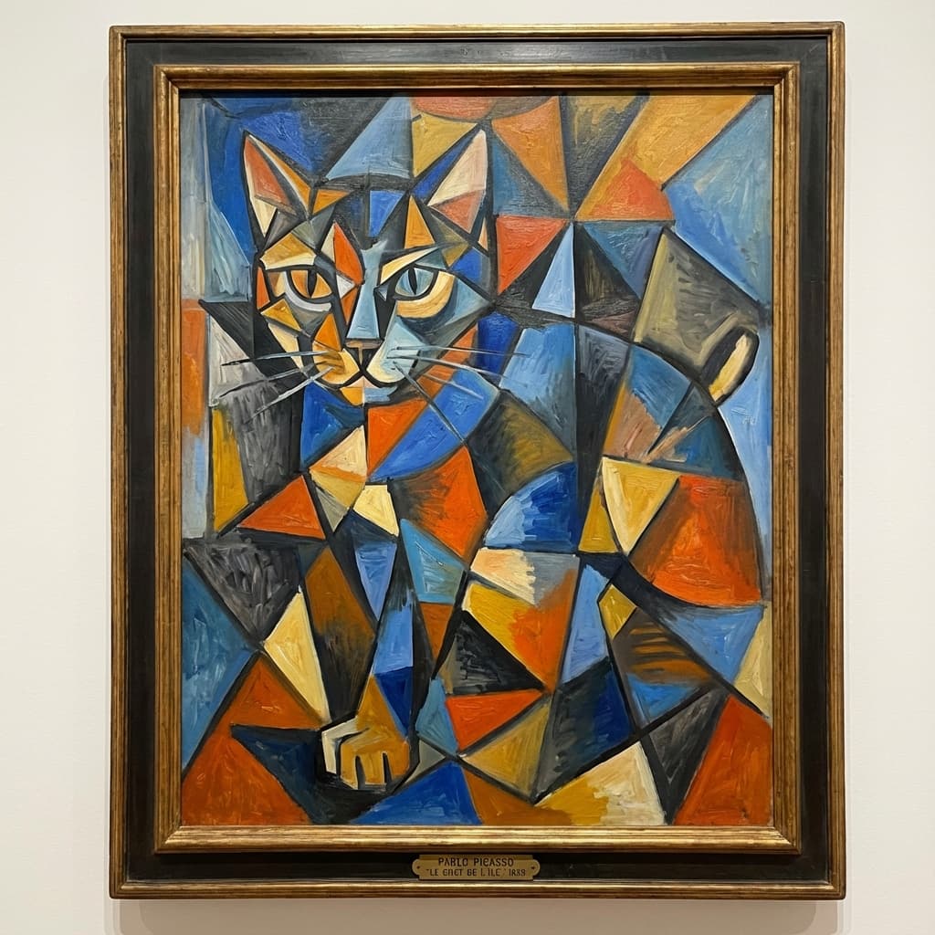 Manx in Picasso style