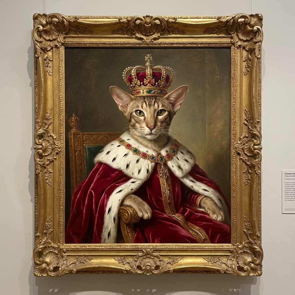 Oriental Shorthair in Royal style