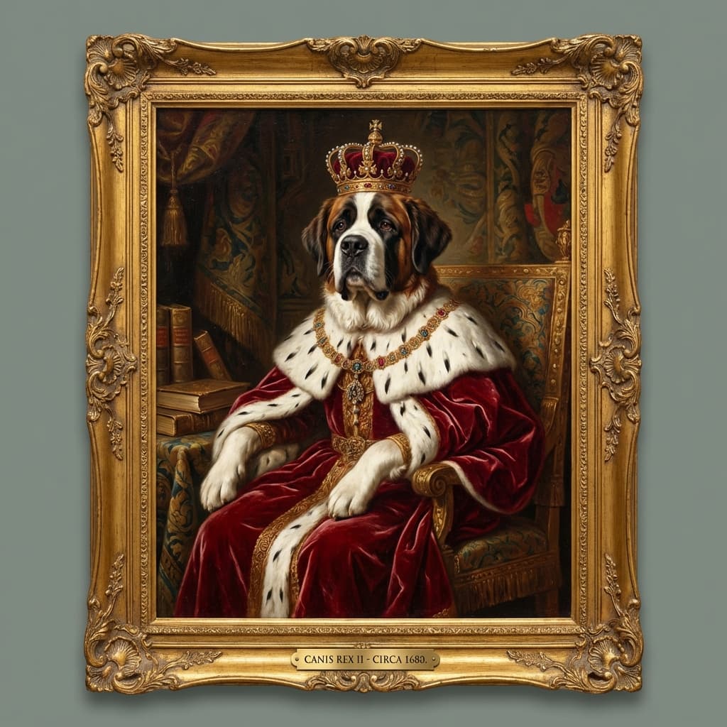 Saint Bernard in Royal style