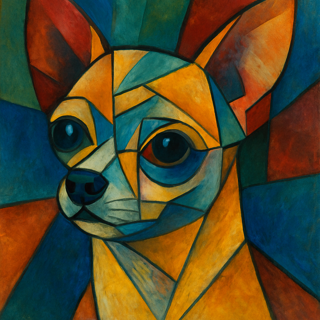 Chihuahua in Picasso style