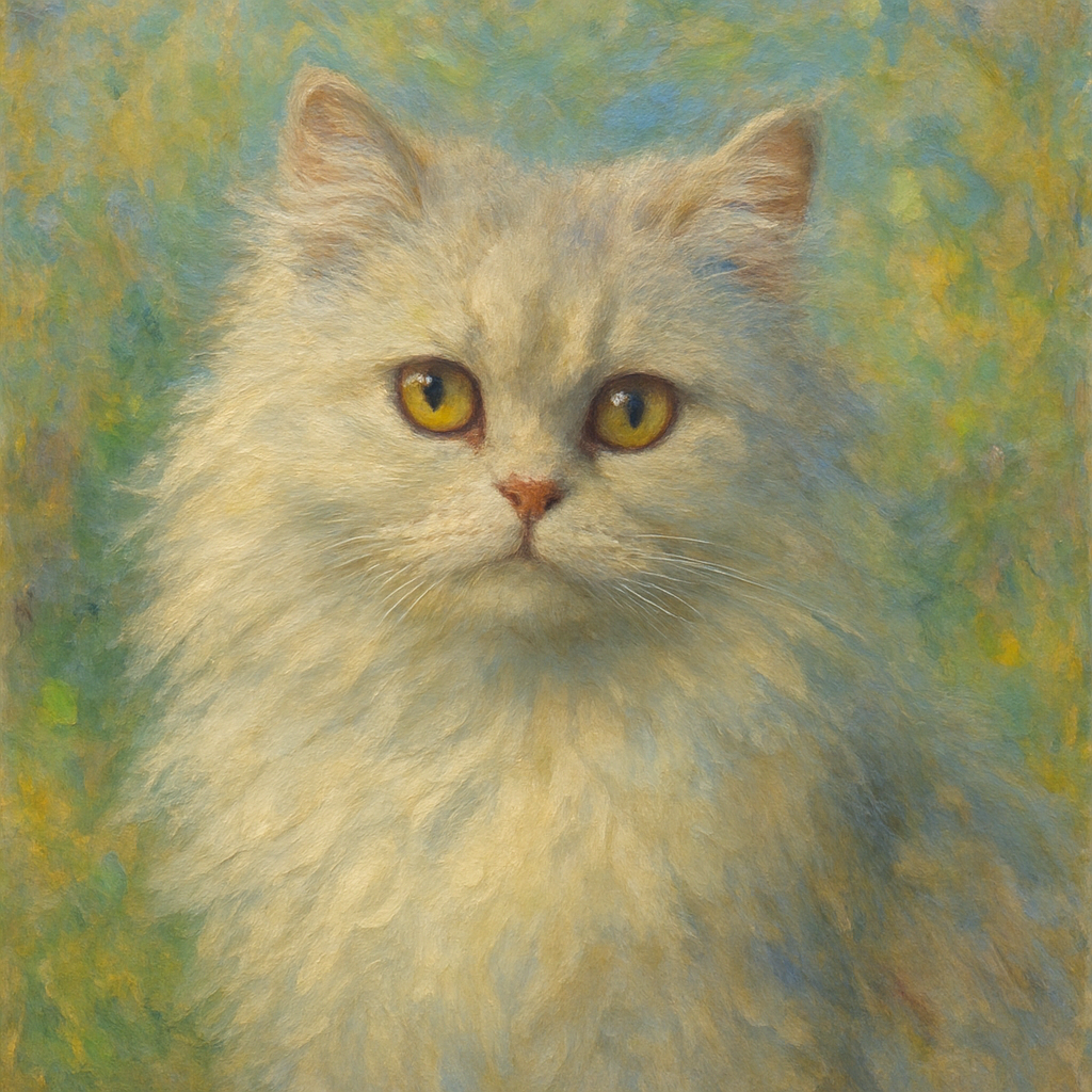 Persian in Monet style