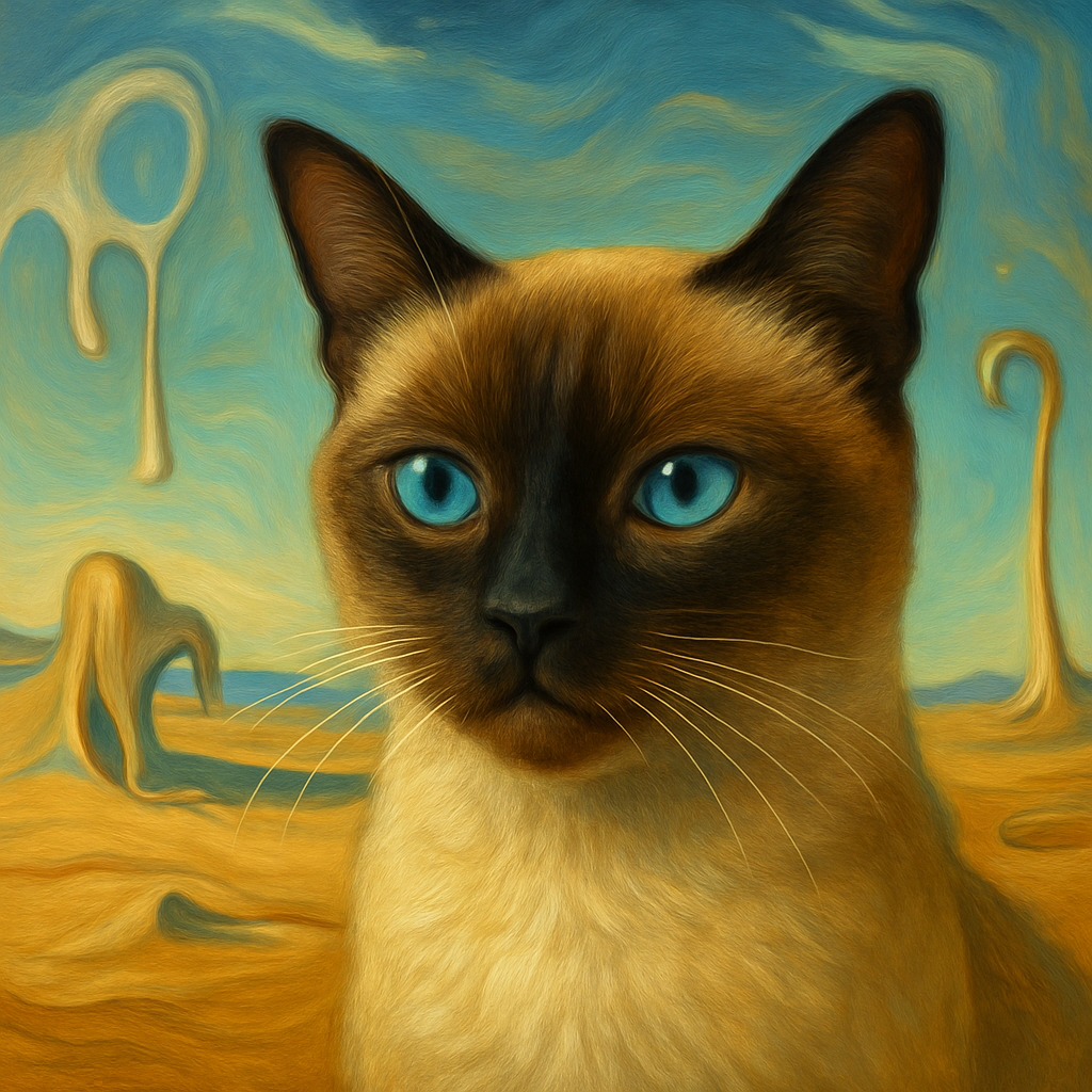 Siamese in Dali style